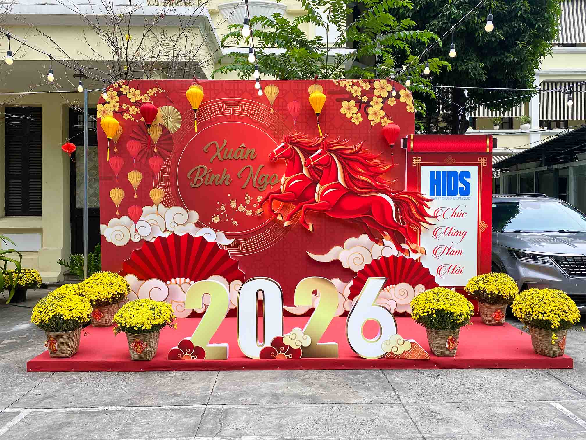 Tiểu Cảnh Tết Song Mã Khai Xuân Tại HIDS TPHCM