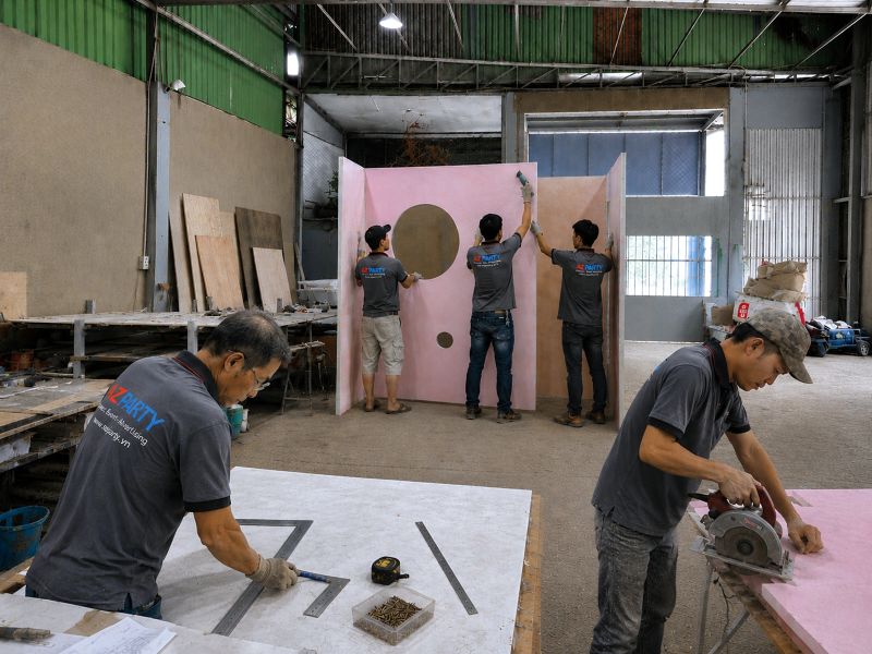 Bộ phận sản xuất, thi công