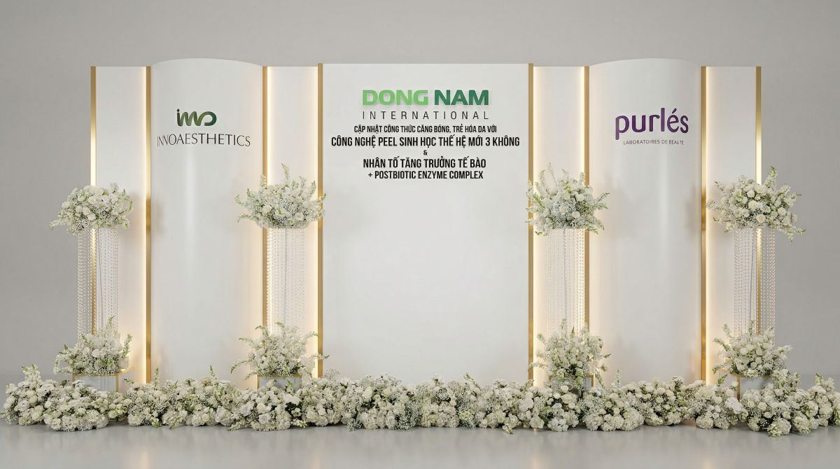 Mẫu booth Đông Nam International