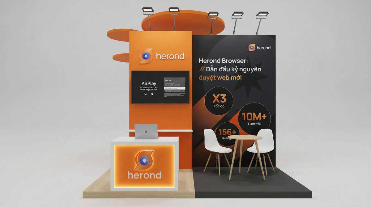Mẫu booth Herond