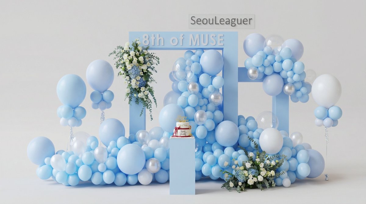 Mẫu booth kỷ niệm Muse