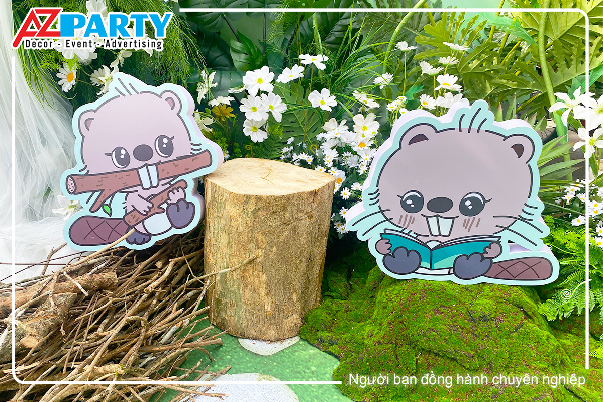 Chibi Hải ly dễ thương 