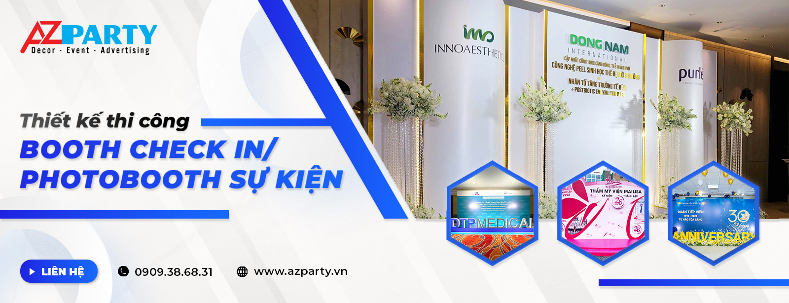 Banner photo booth sự kiện - AZparty