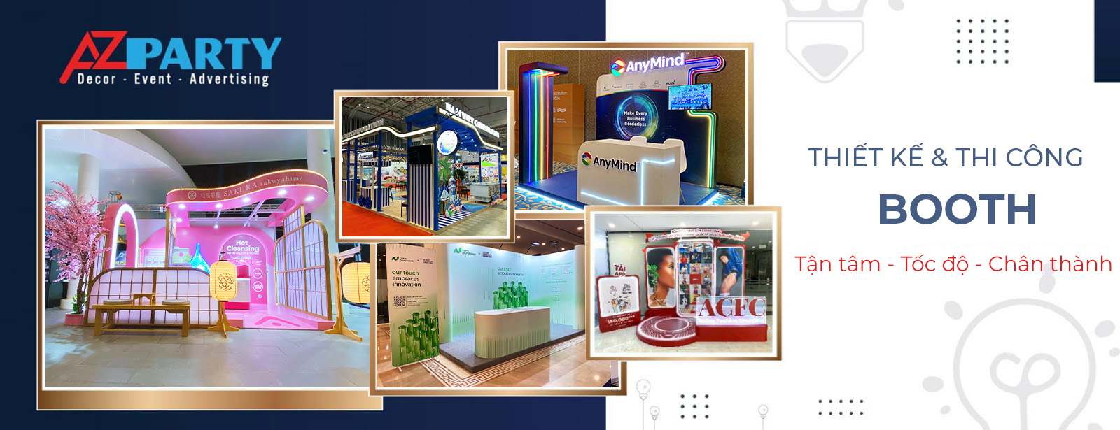 Banner thi công booth sự kiện