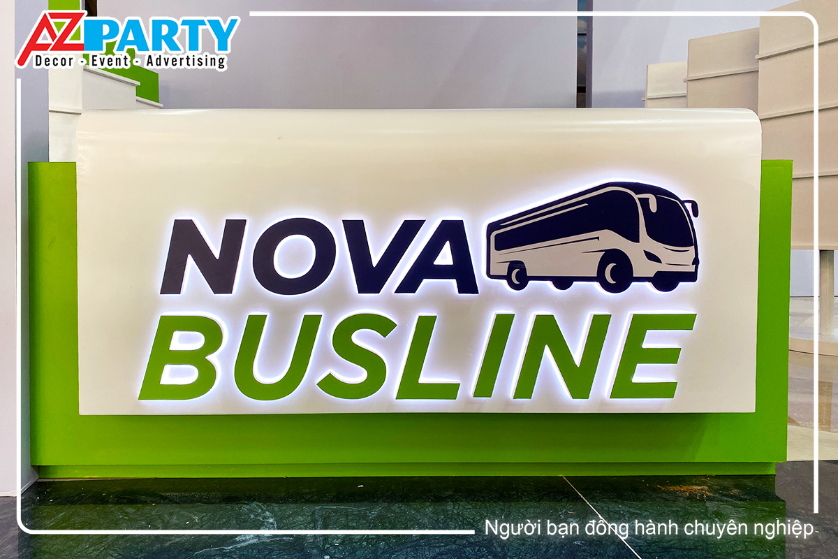 quầy tư vấn tại booth Nova Busline
