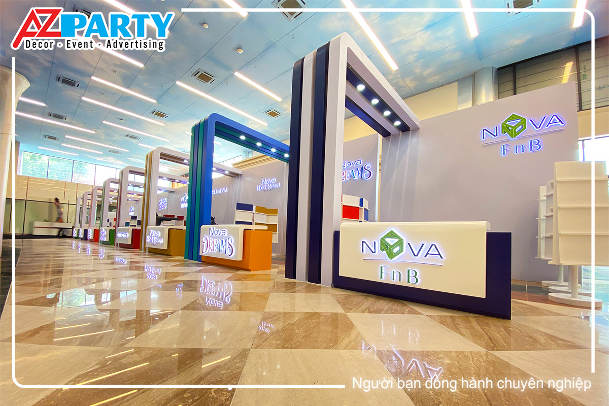 góc nhìn khác của các booth