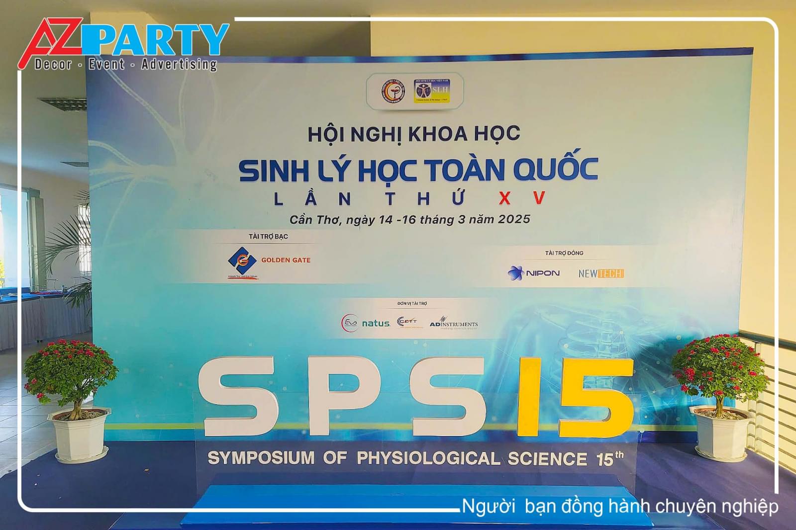 Photo booth hội nghị khoa học sinh lý học toàn quốc lần thứ 15