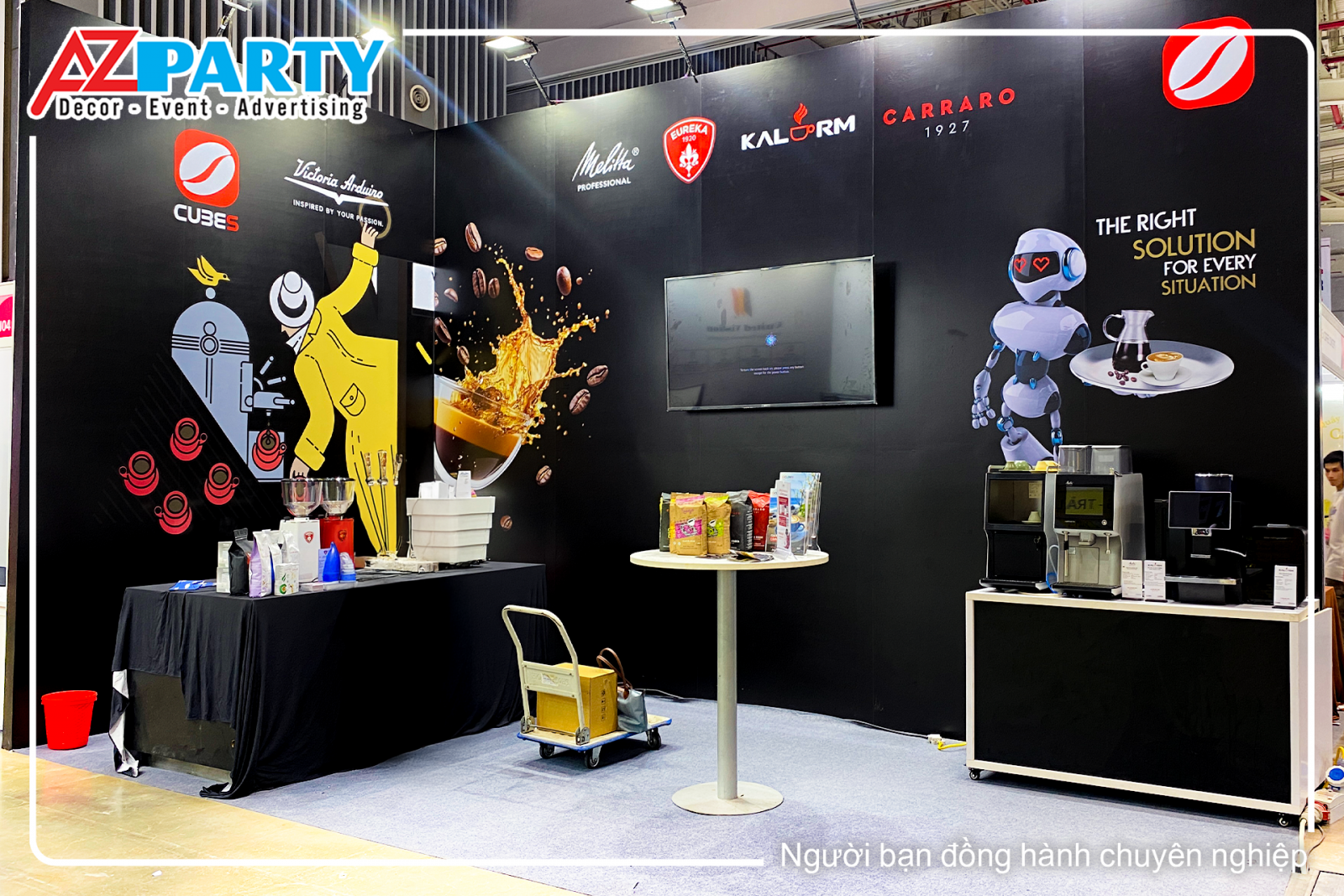 Gian hàng đậm nét sang trọng