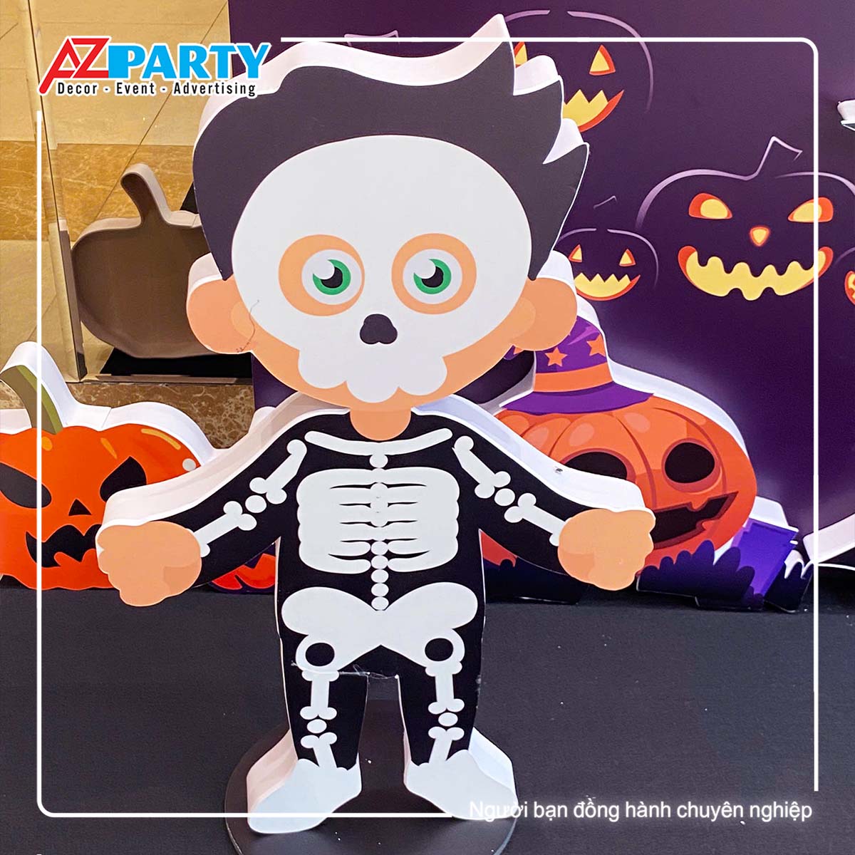 bộ xương halloween