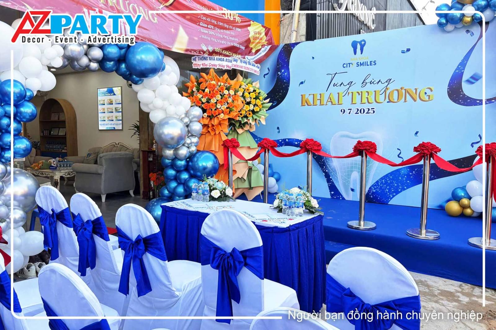 Không gian sự kiện khai trương 