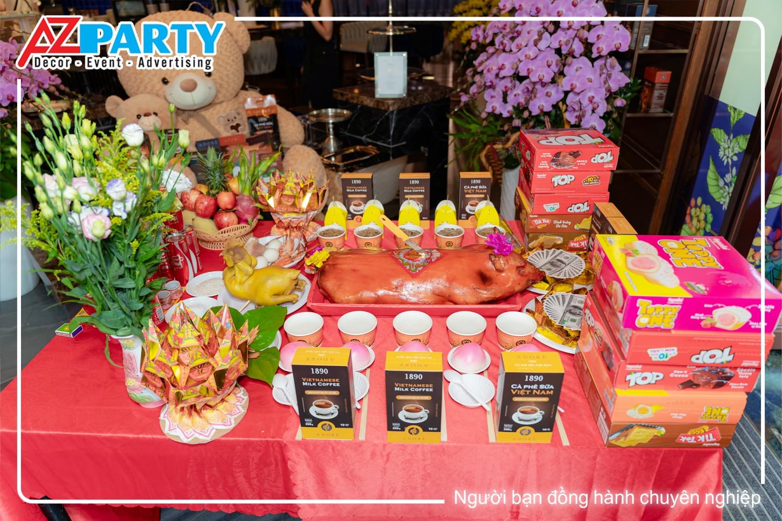 Mâm cúng khai trương