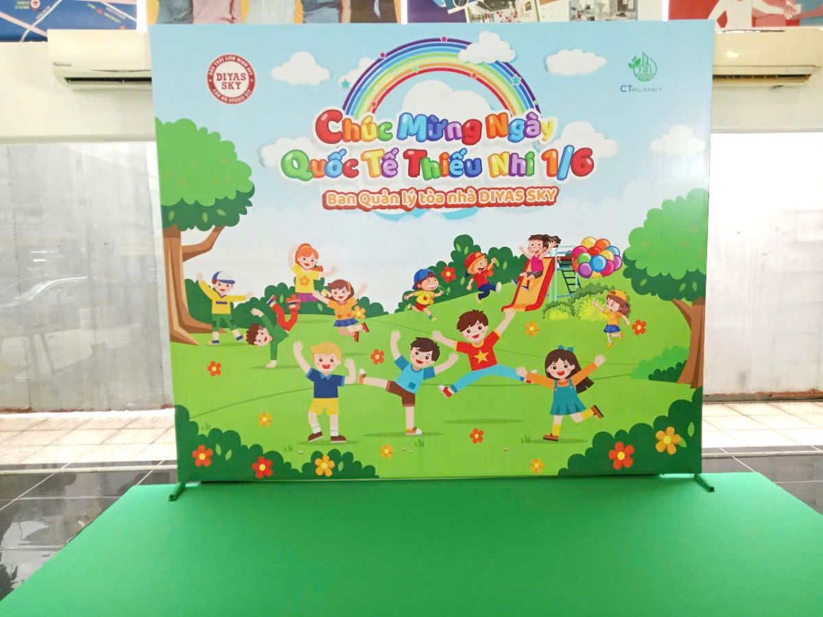 Khu vực booth checkin của sự kiện