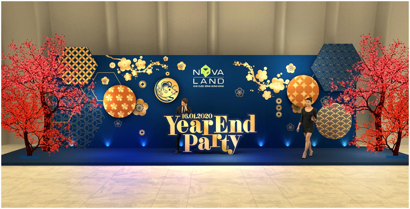 Tổng Hợp Các Mẫu Background Year End Party Đẹp, Ấn Tượng