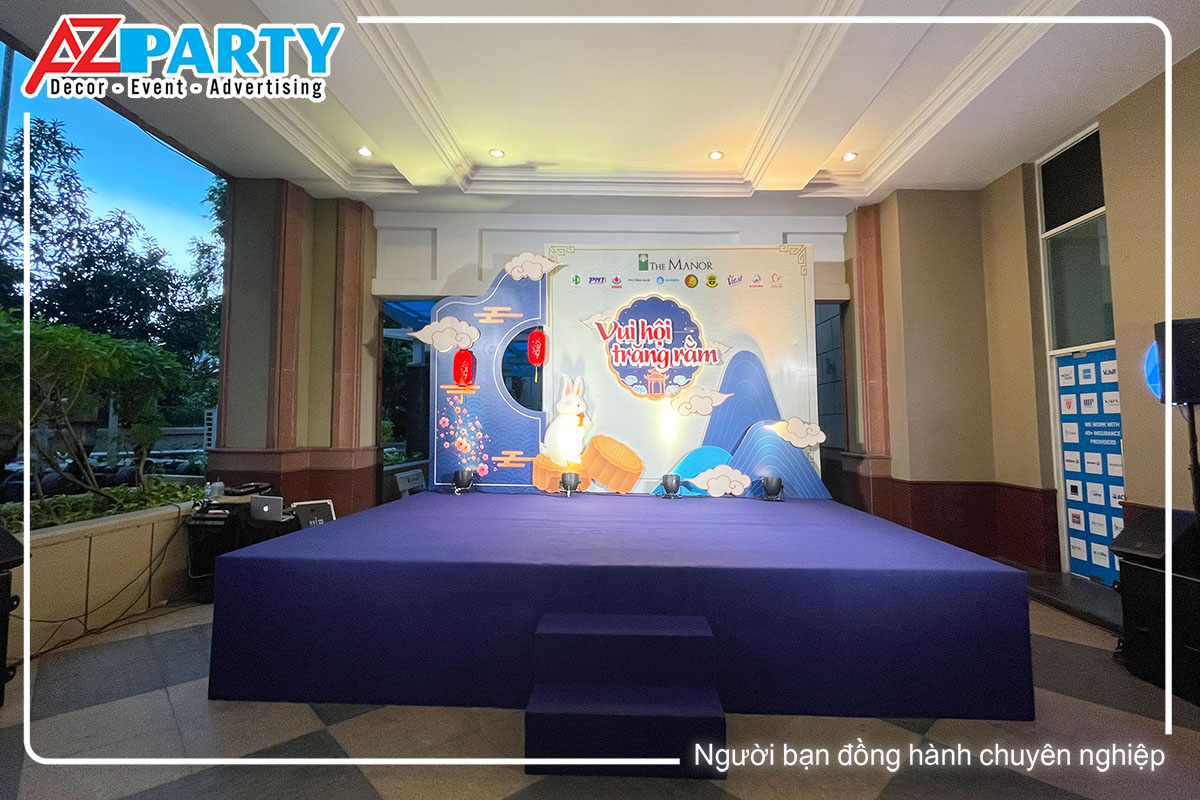 sân khấu chương trình trung thu Công Ty The Manor