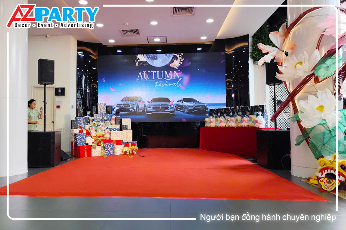 khu vực tổ chức trung thu