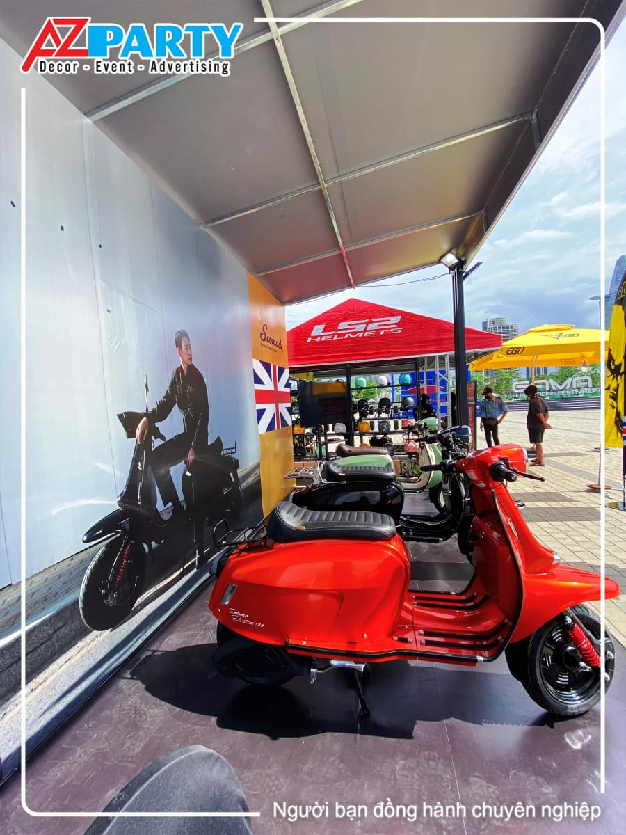 Không gian trưng bày là điểm nhấn của booth 