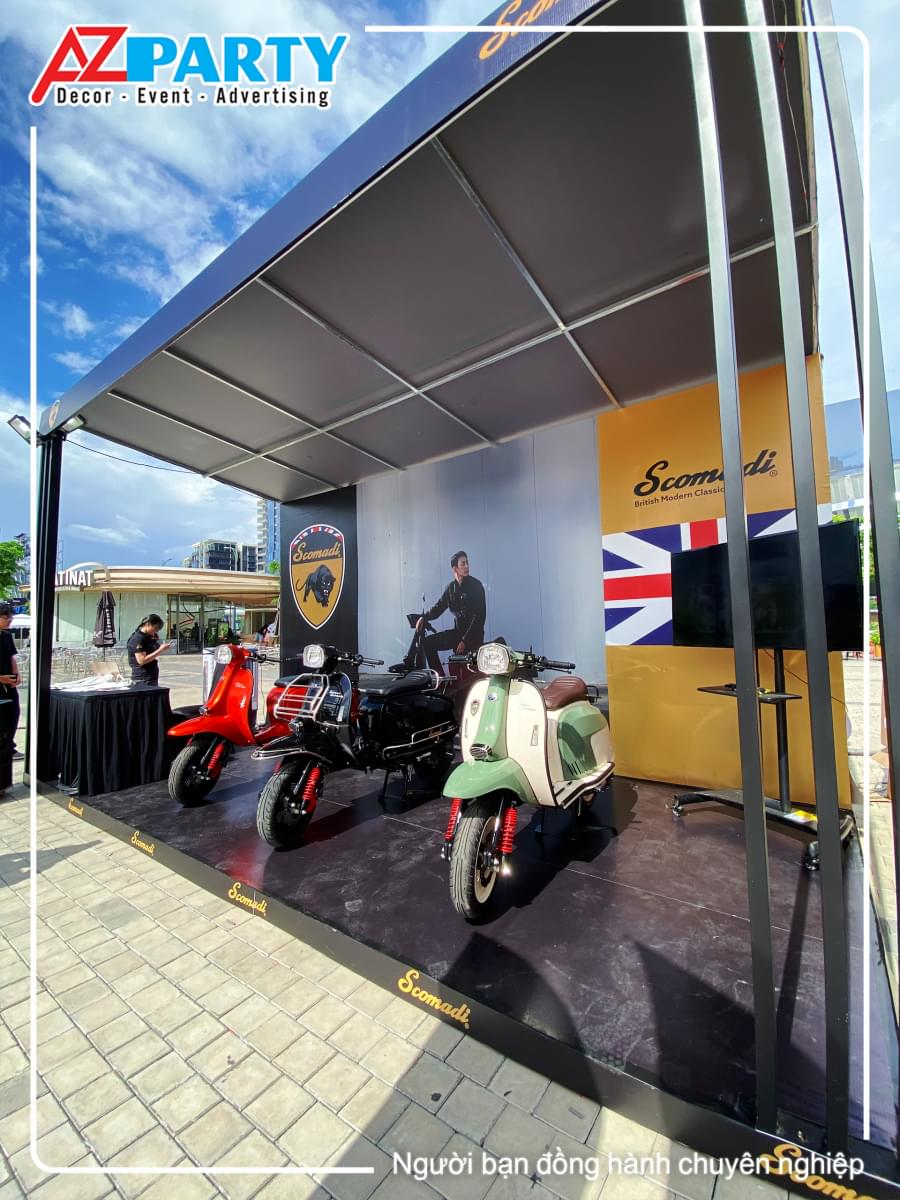 Booth Scomadi nổi bật tại sự kiện
