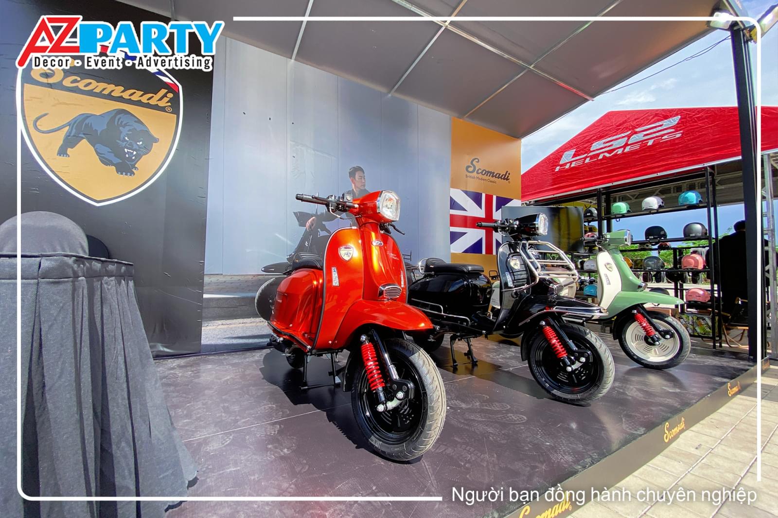 Booth nổi bật ở mọi góc chụp