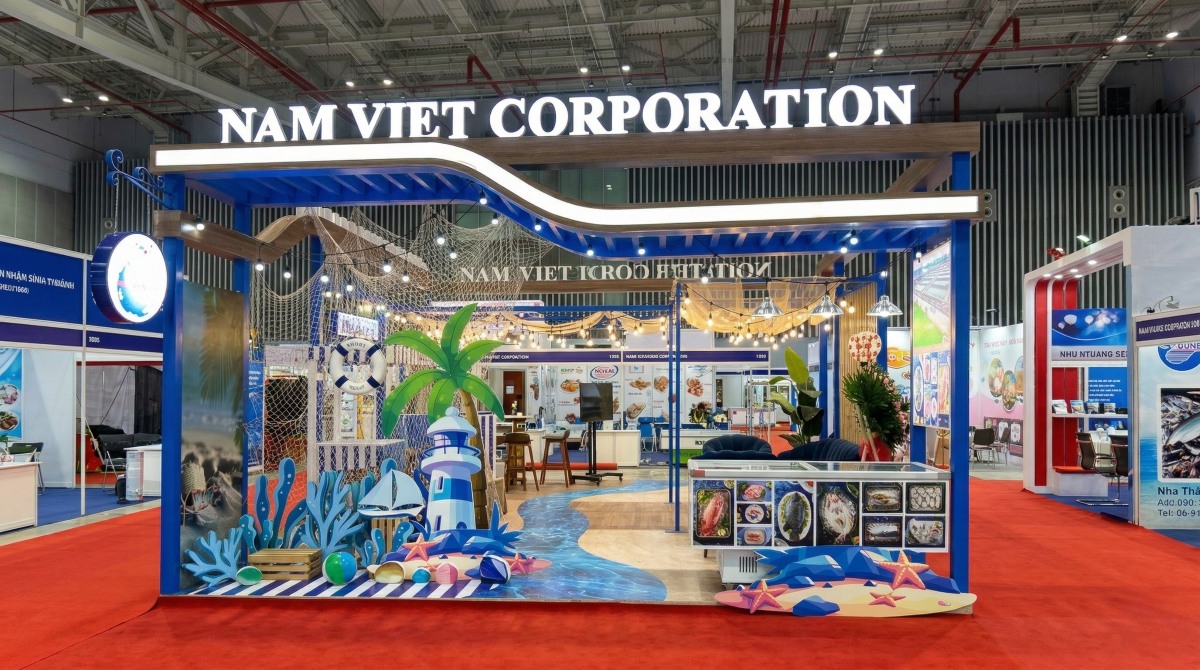 Mặt trước của gian hàng