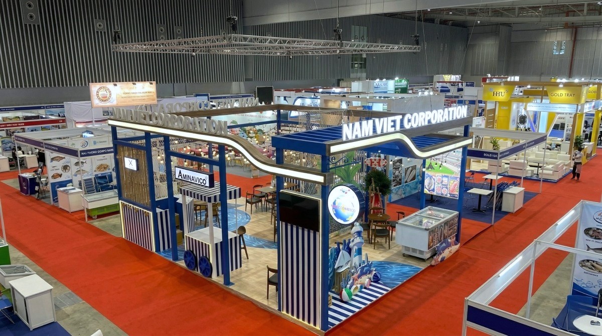 Ảnh chụp flycam của gian hàng