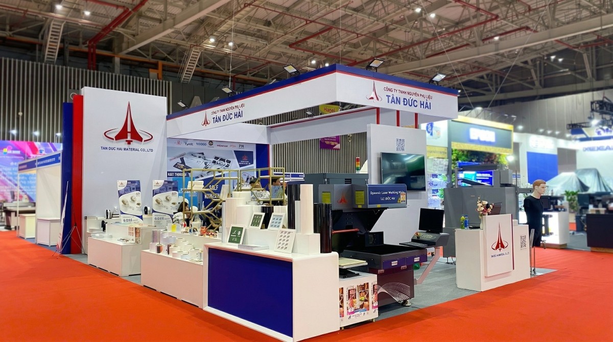 Toàn cảnh gian hàng Tân Đức Hải tại VietNam PrintPack