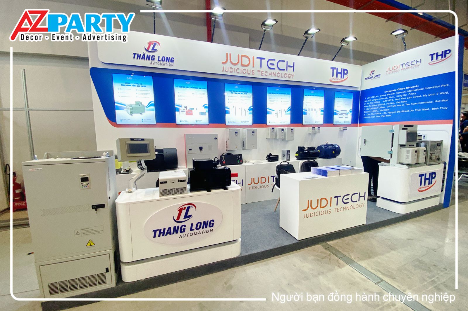 toàn cảnh gia hàng triển lãm THP Automation tại triển lãm  Công Nghiệp & Sản Xuất Việt Nam 