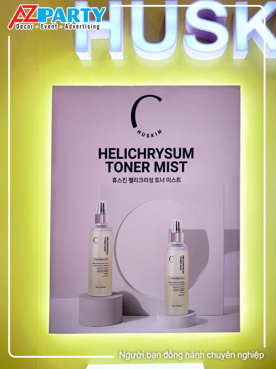 cận cảnh banner giới thiệu sản phẩm của gian hàng