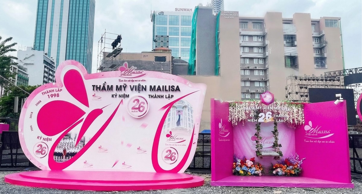 ảnh chụp 2 Photobooth kỷ niệm 26 năm thành lập Mailisa