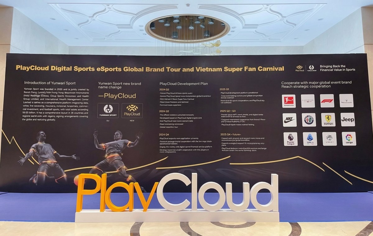 Góc chụp chính diện của booth chính