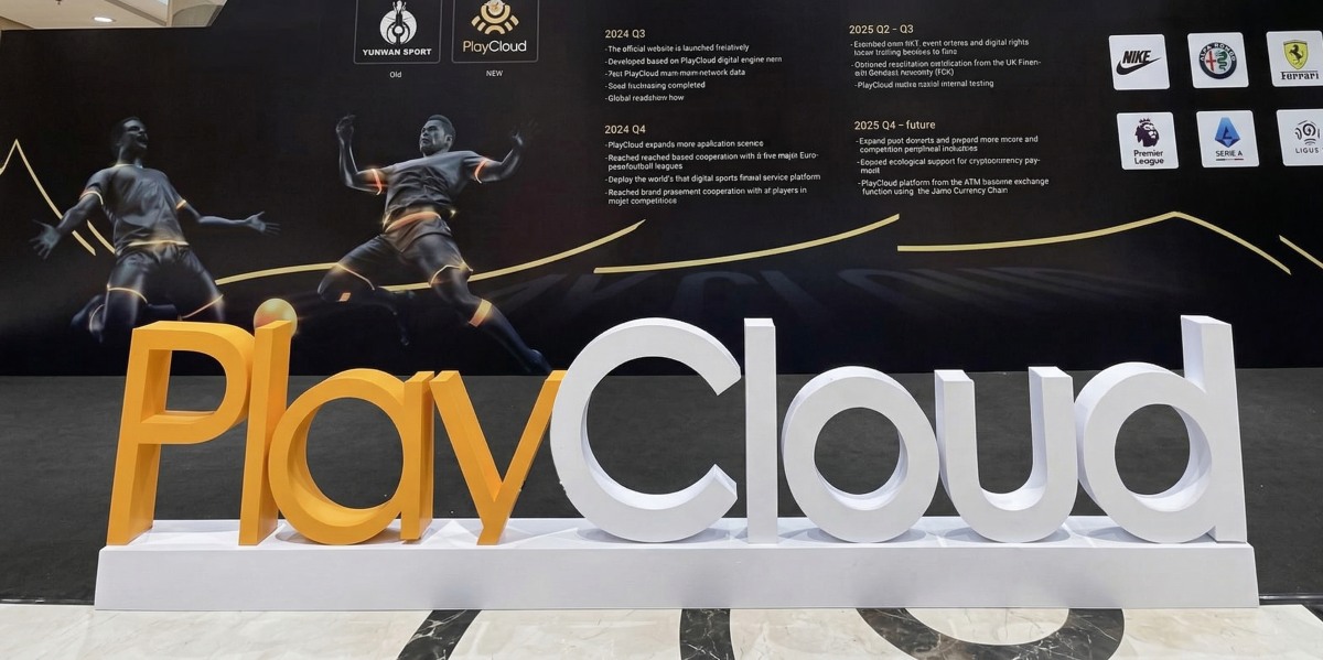 Cận cảnh bộ chữ 3D Playcloud tại booth