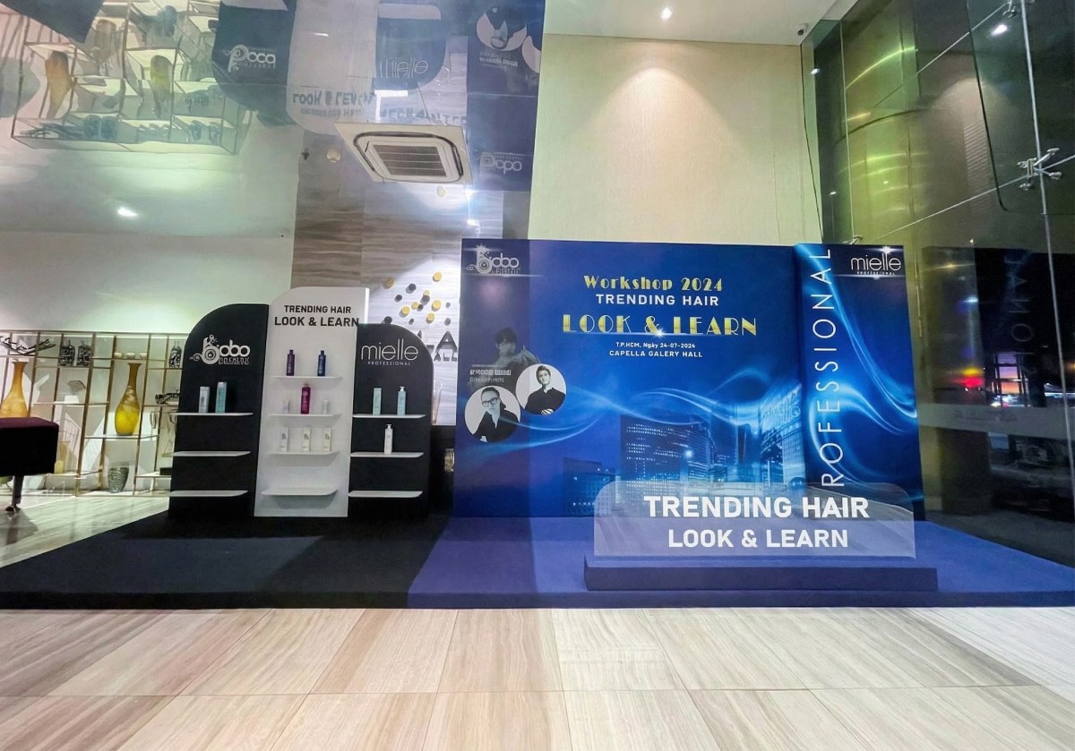 Photobooth tại sự kiện Trending Hair Look & Learn