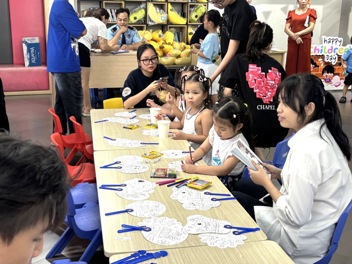 Hoạt động workshop vẽ tranh sáng tạo cho thiếu nhi