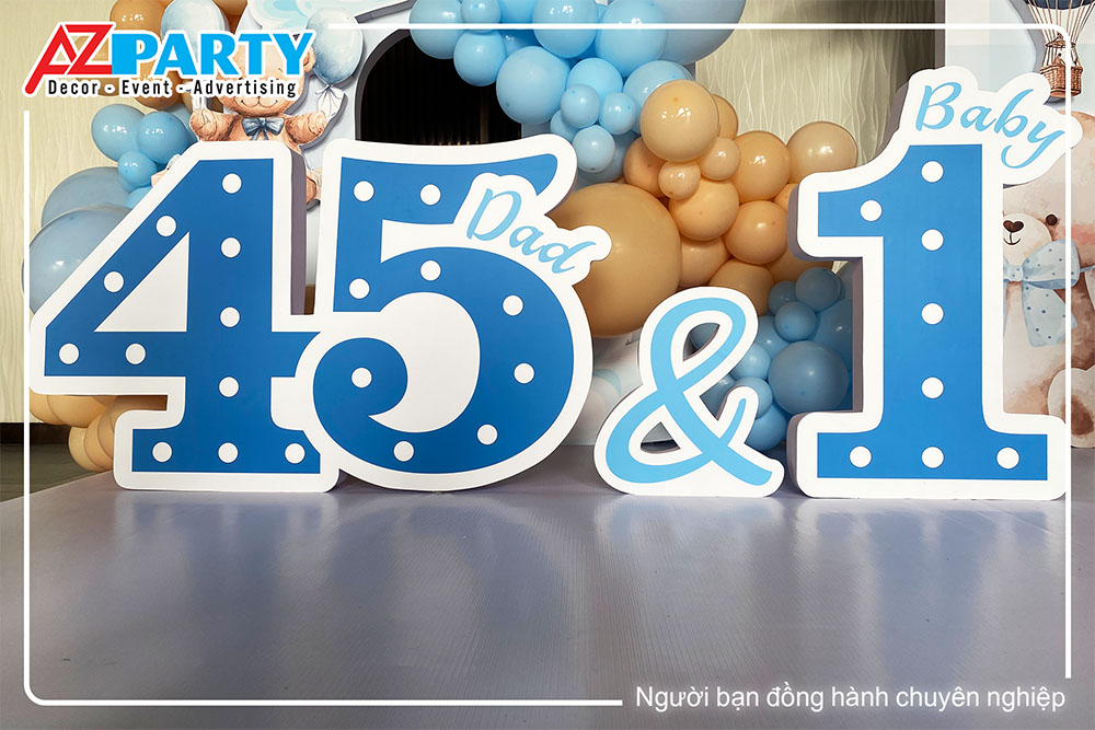 Chi tiết backdrop sinh nhật 