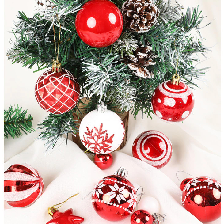 quả châu decor noel 