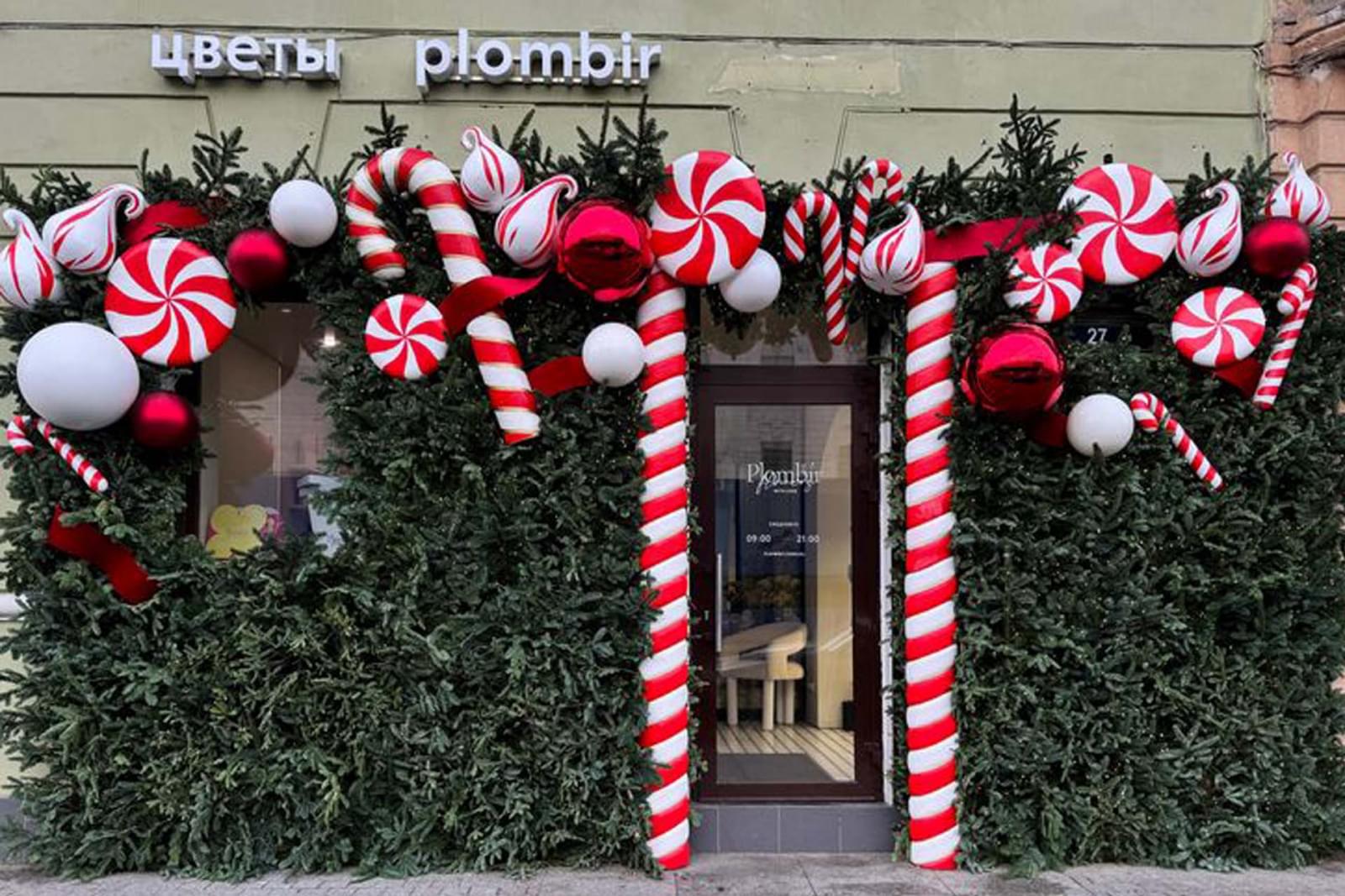 trang trí noel kẹo ngọt 