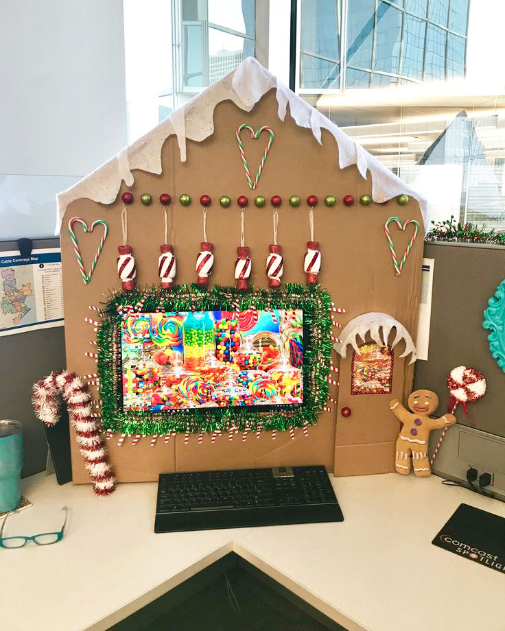 trang trí noel bằng giấy tự làm handmade