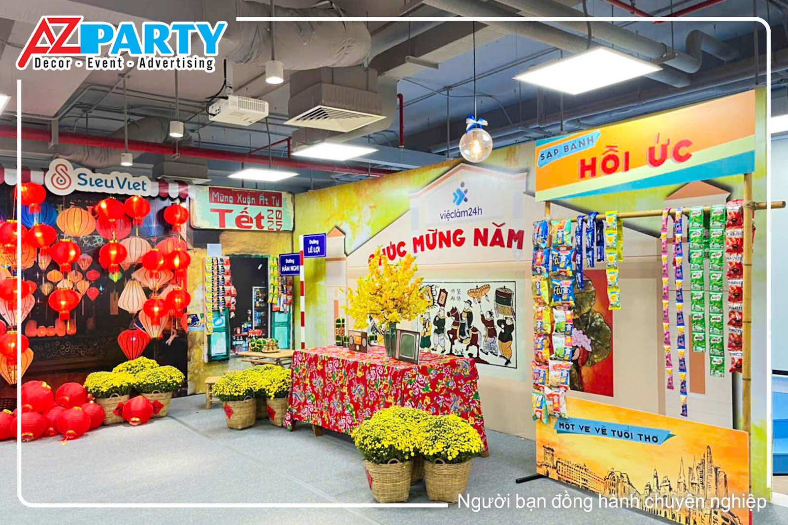 Tái hiện khung cảnh tết xưa tại văn phòng Siêu Việt 