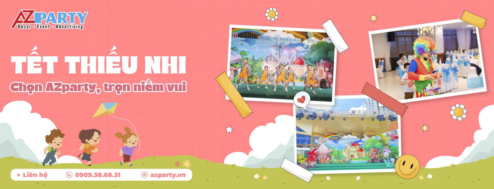Banner Quóc Tế Thiếu Nhi - AZparty