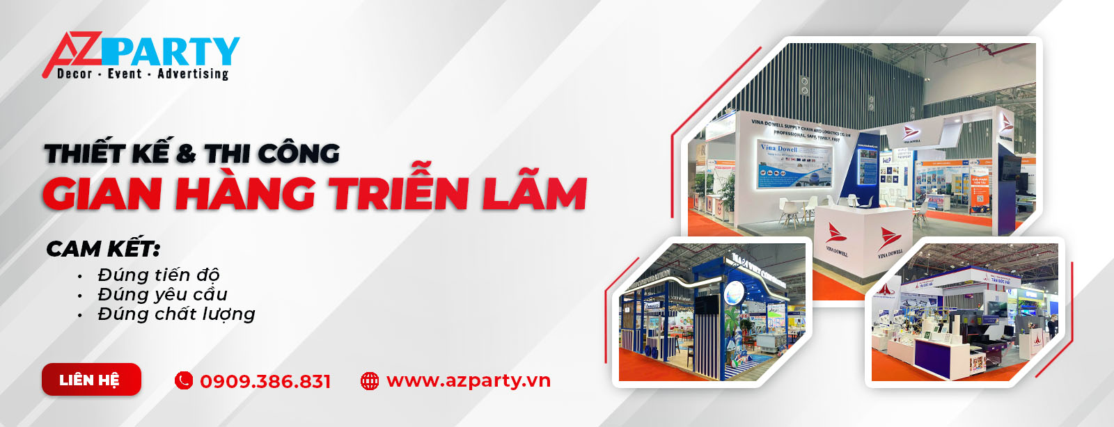 Banner landingpage gian hàng triển lãm